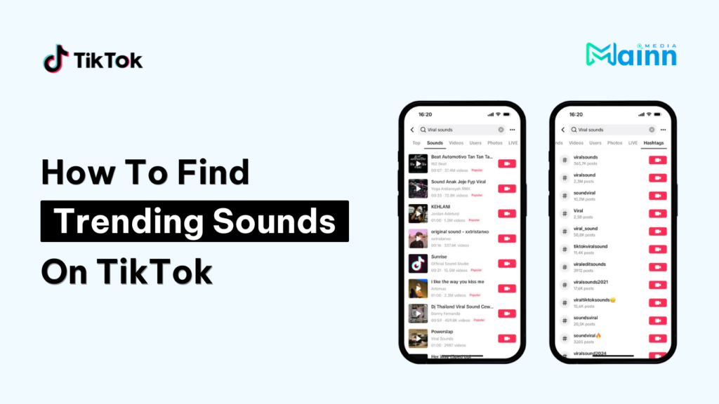 How to find trending sounds on TikTok