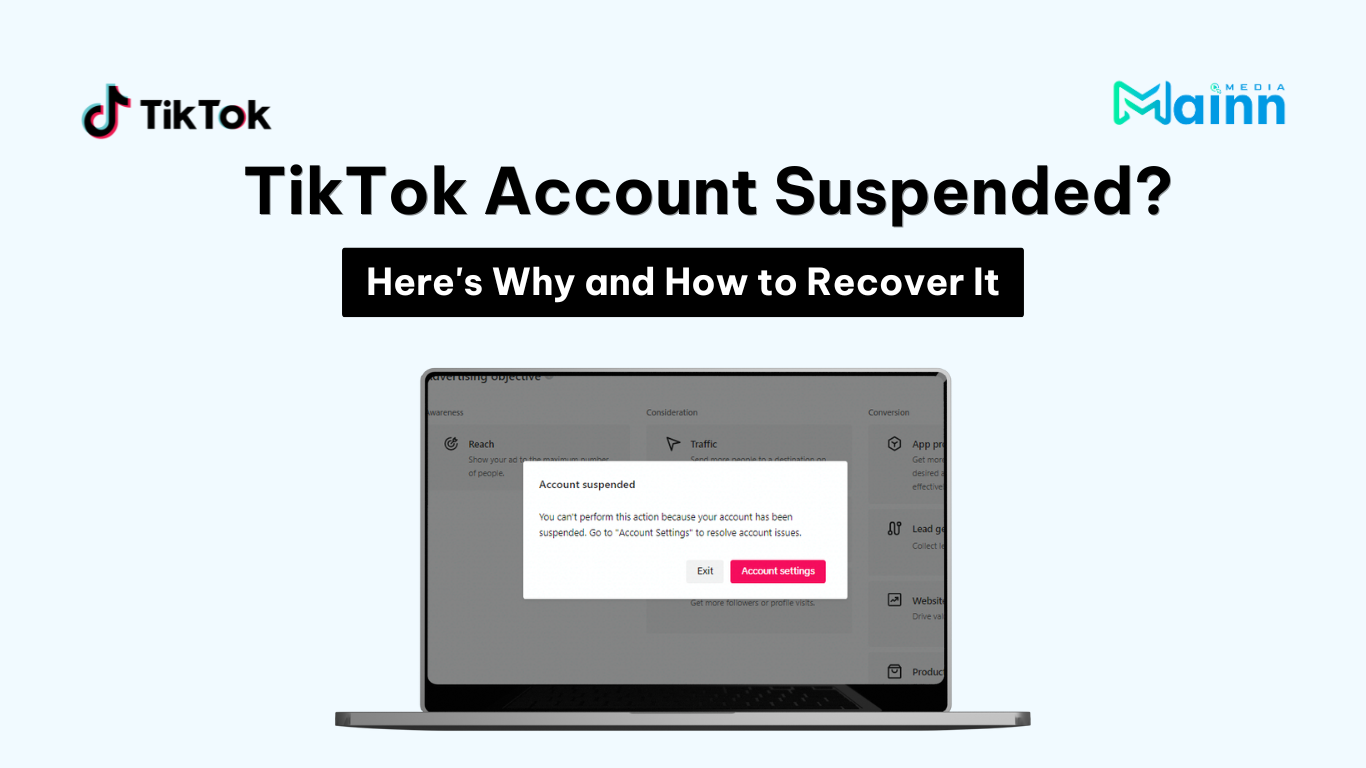 TikTok Account Suspended